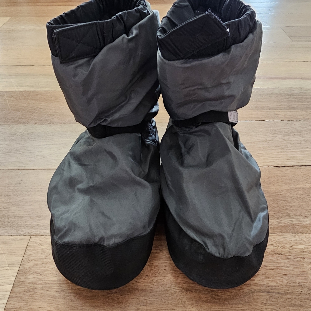 Black and Gray Booties
